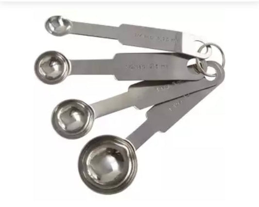 George Home 4-piece Stainless Steel Measuring Spoons