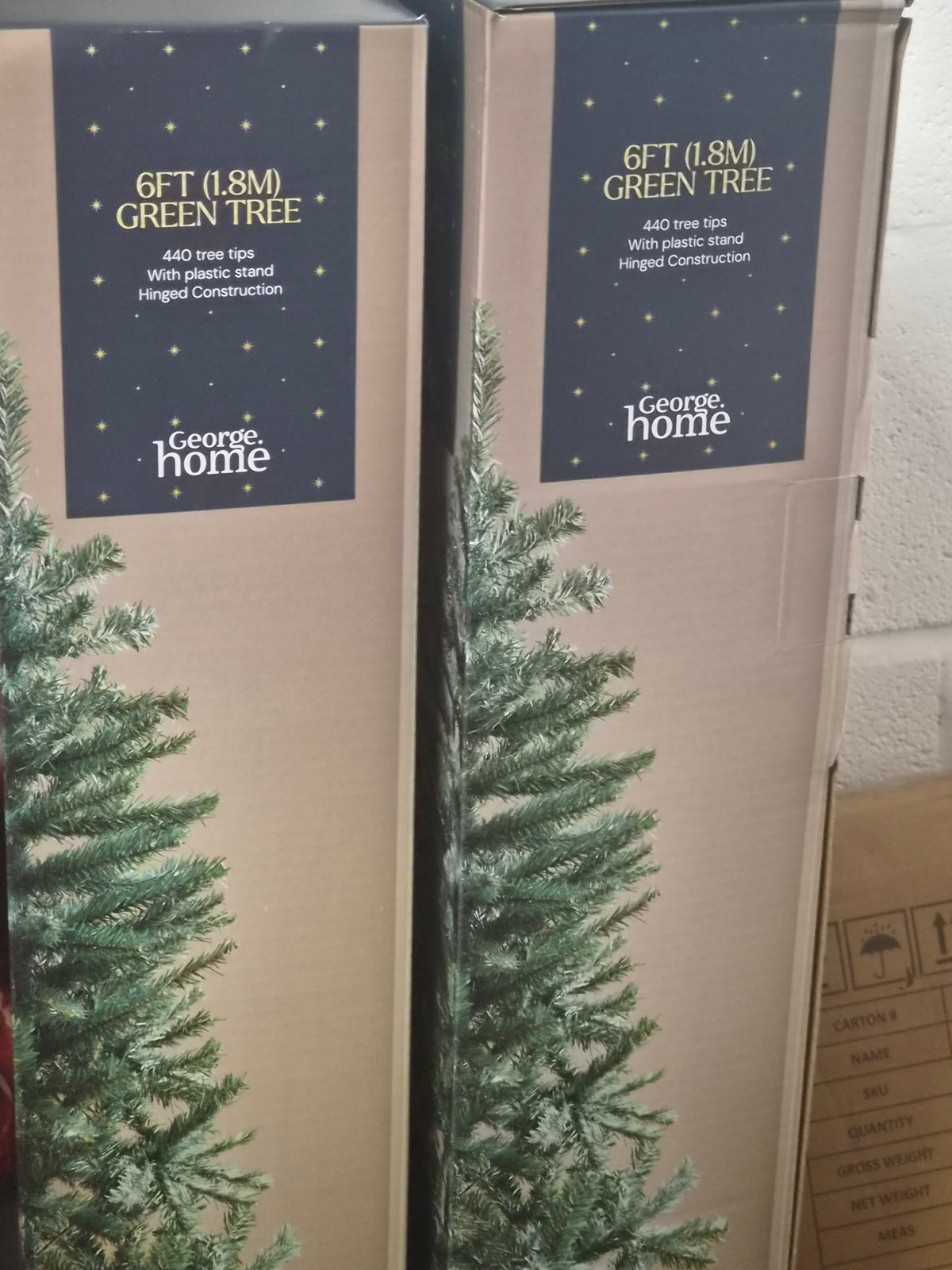 6ft (1.8m) Green Christmas Tree