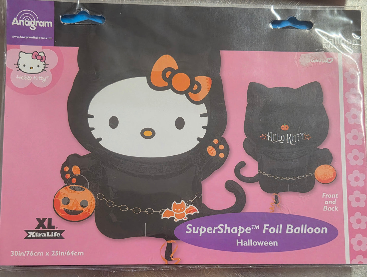 Hello Kitty Supershape Halloween Foil Balloon 76x64cm