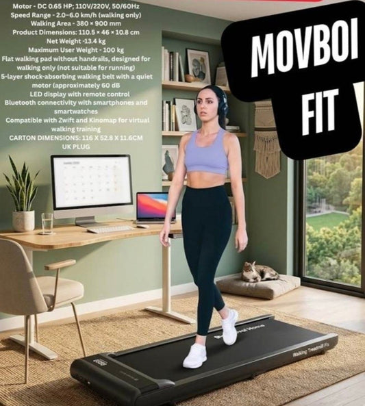 Movboi Bluetooth Walking Pad with App & Remote Control