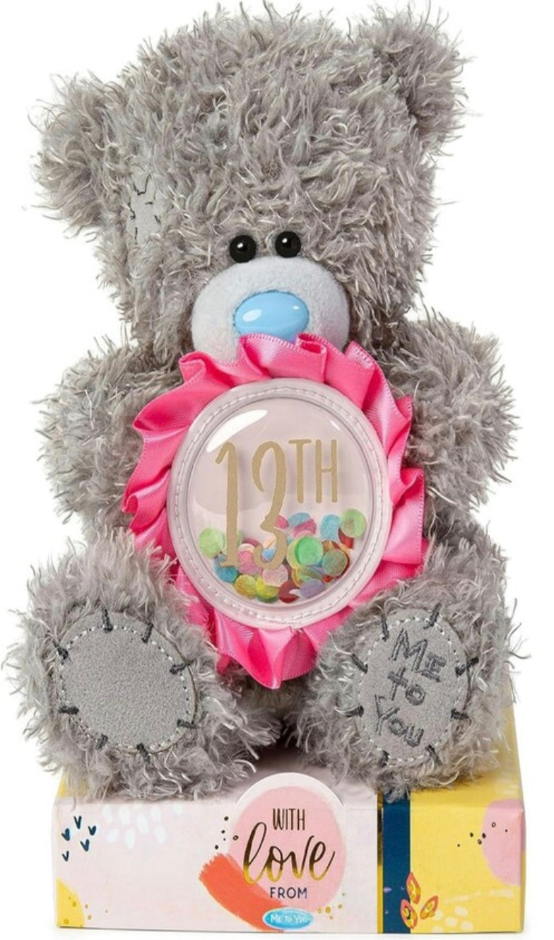 Me To You Tatty Teddy 13th Birthday Plush Rosette