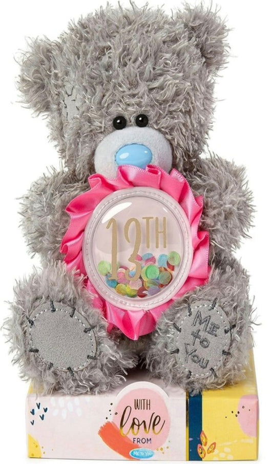 Me To You Tatty Teddy 13th Birthday Plush Rosette