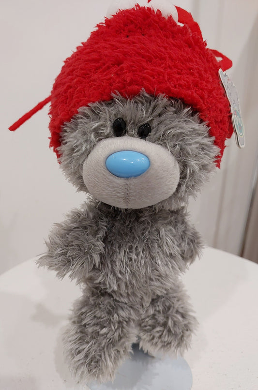 Me To You Grey DINKY Teddy Bear Wearing Red Crab Hat
