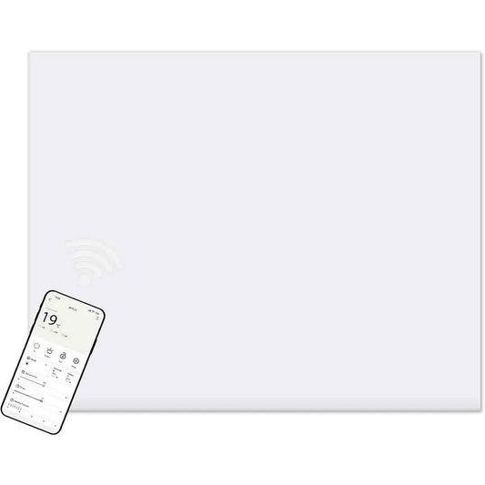 Mylek 500W Eco Smart WiFi Panel Heater Wall Mounted, IPX4 Rated