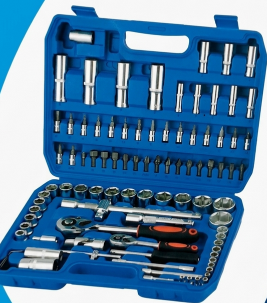 CR-V 94 PCS Socket Set with Case (1/2.1/4")