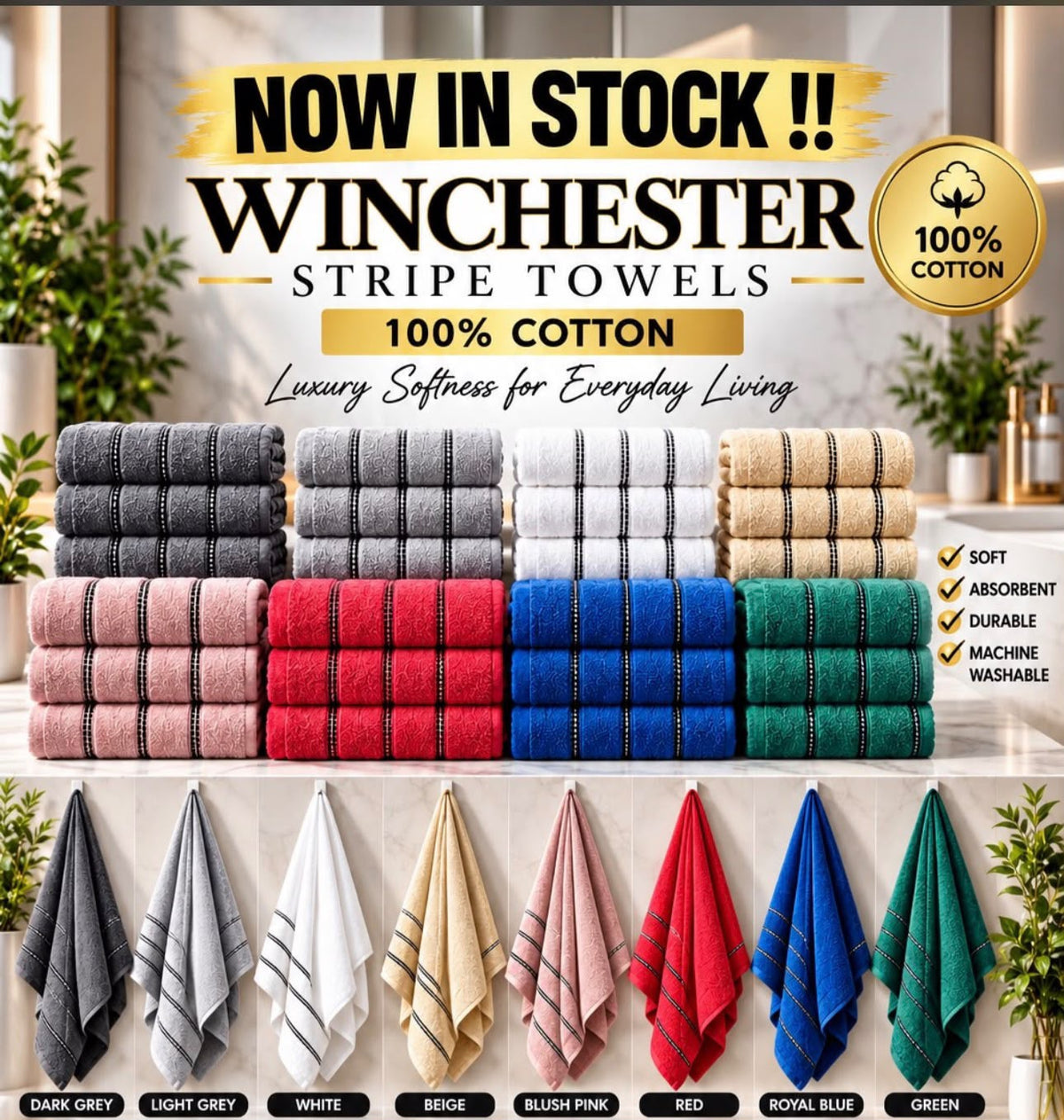 Winchester Luxury 3 XL Pack Bath Sheet Towels 8 Colours 100% Cotton