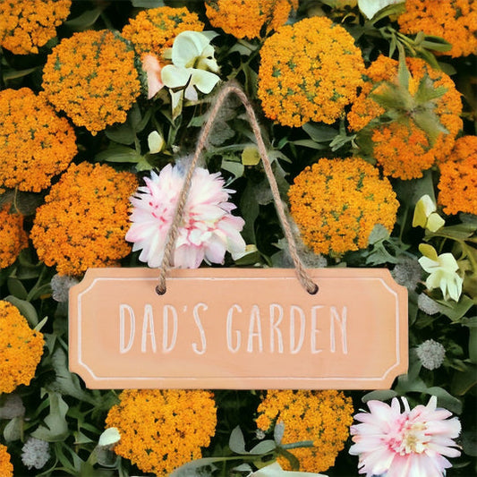 Dad's Garden Hanging Sign
