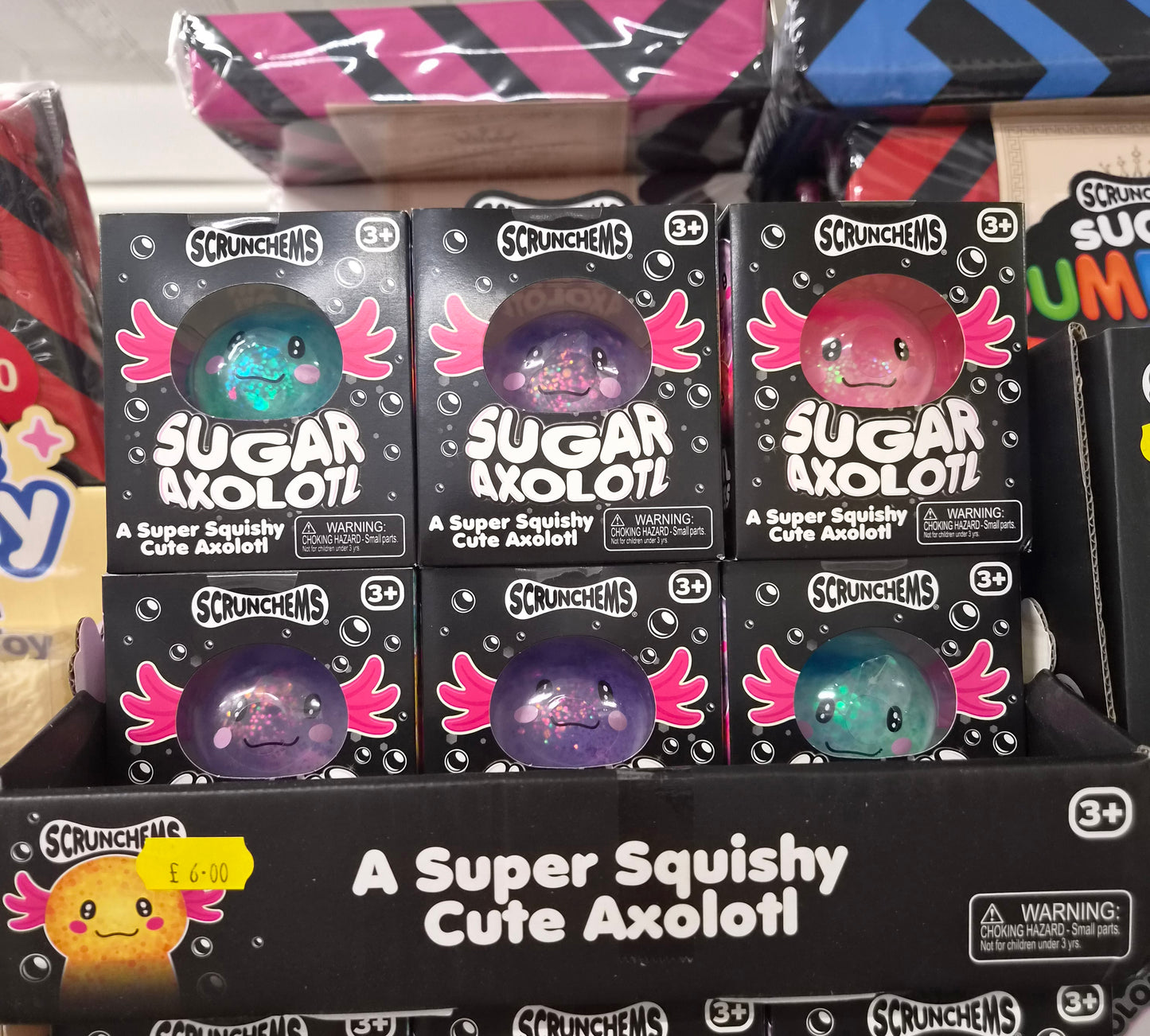 Scrunchems Sugar Axolotl Squishy