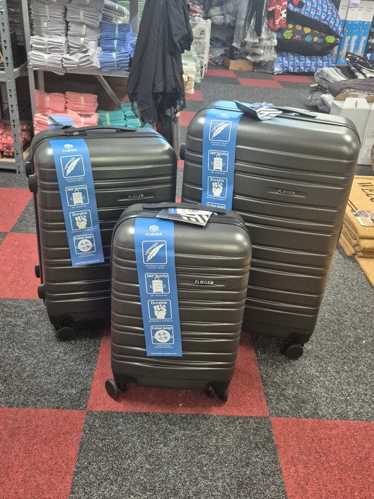 Luggage Set 3 piece set in Grey with TSA Locks 20" 24" 28" Suitcase