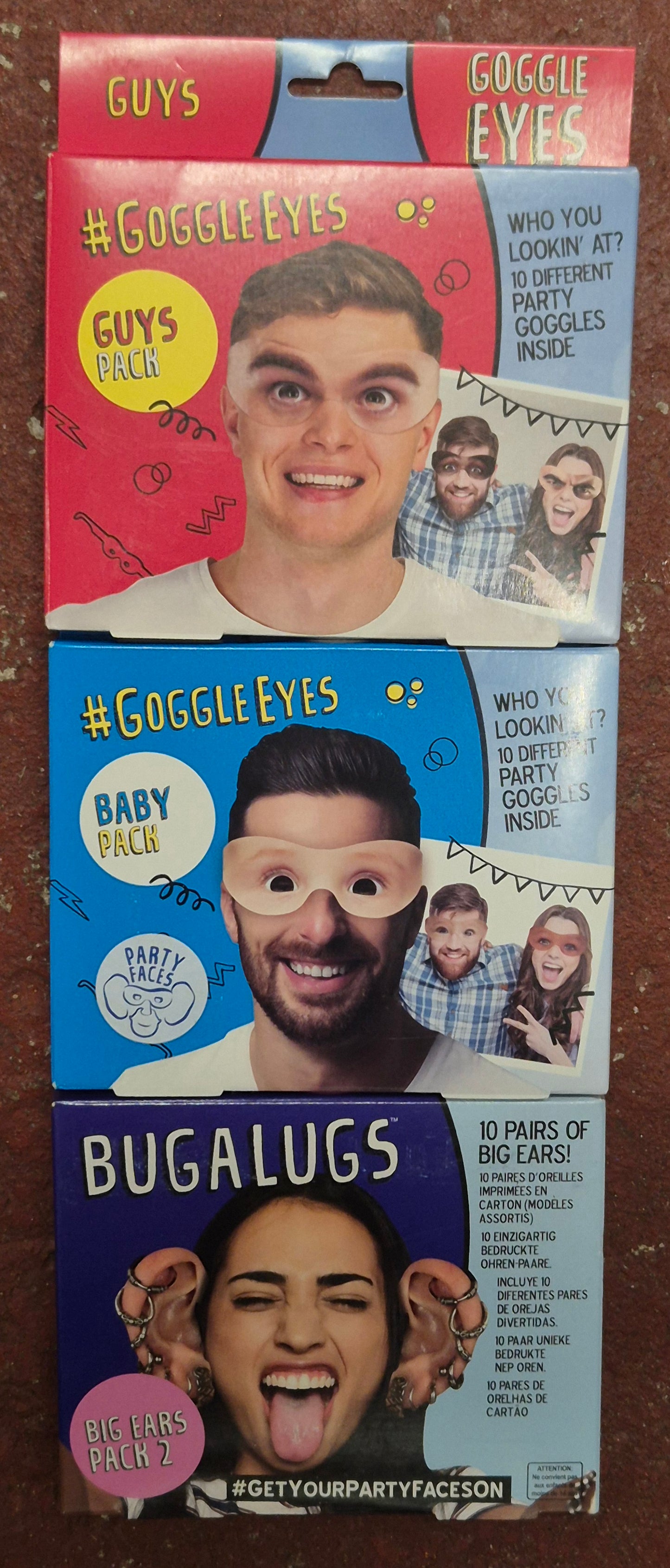 3 Pack Party Accessories, Children's Fun Play, Stocking Fillers - 3 random packs provided