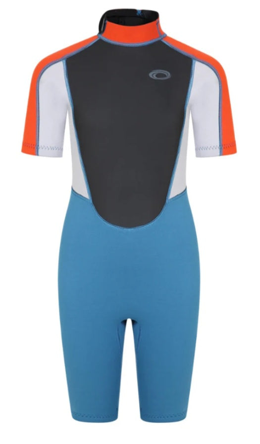 Typhoon Storm 2.8mm Back Zip Junior Shorty Wetsuit - Youth Size Large.