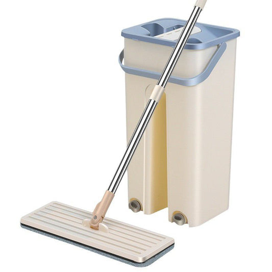 Flat Mop with Bucket Set