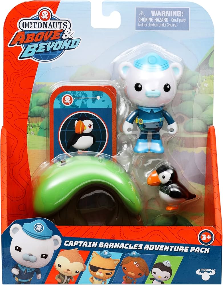 Octonauts Above & Beyond | Toy Figure Multi-Pack | Includes Captain Barnacles