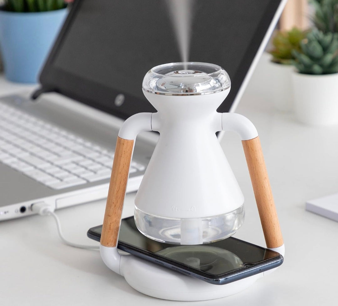 3-in-1 Wireless Charger, Aroma Diffuser and Humidifier Misvolt InnovaGoods