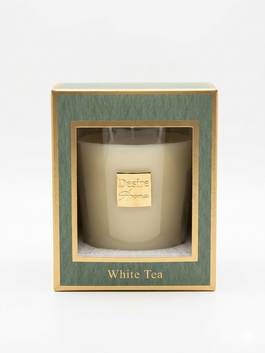 Desire Aroma XL Boutique Candle - White Tea