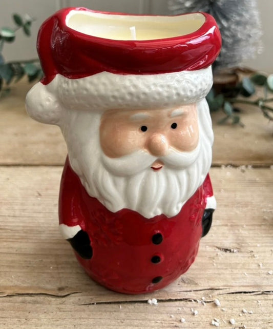 Scented Santa Candle Ceramic