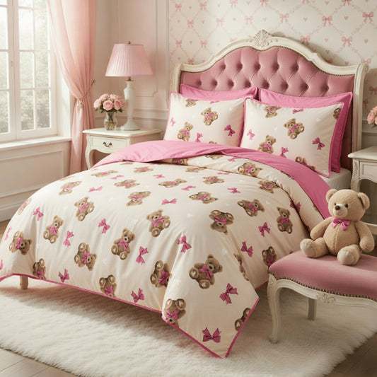 Teddy Bear Duvet Set Single, Double, King
