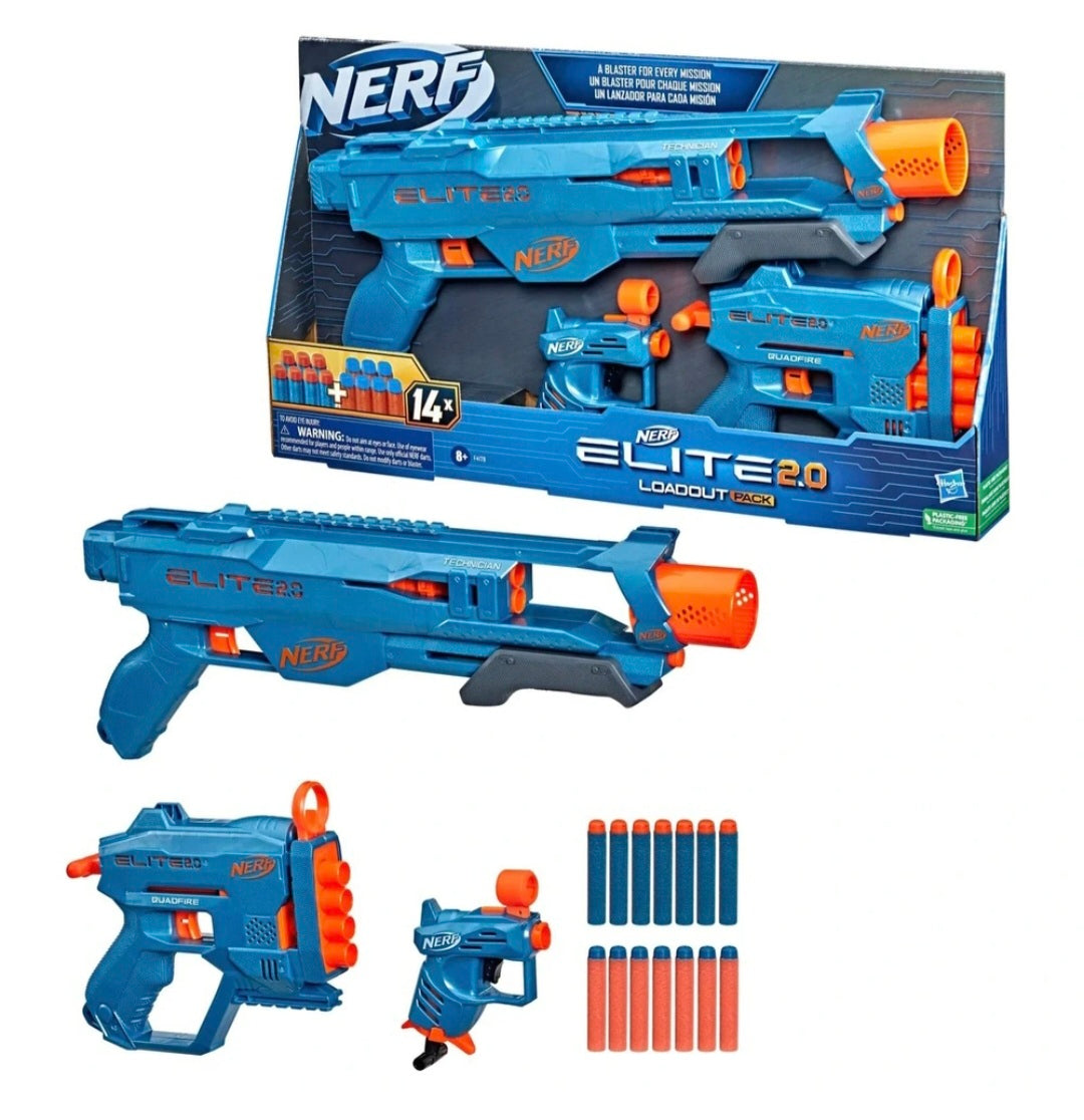 NERF Elite 2.0 Loadout 3-Blaster Pack