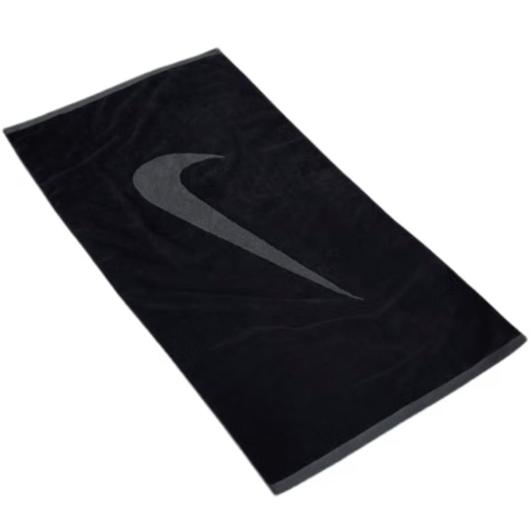 Nike Sport Towel NP Sports Towel Fitness Training Gym Towel Absorbent, Black/Anthracite, M