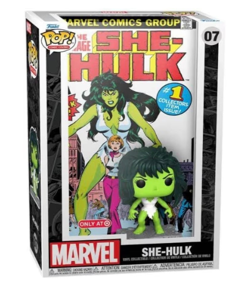 Funko Pop! Cover Art Marvel Collection Collectible Vinyl Figure Comic Covers (She Hulk)