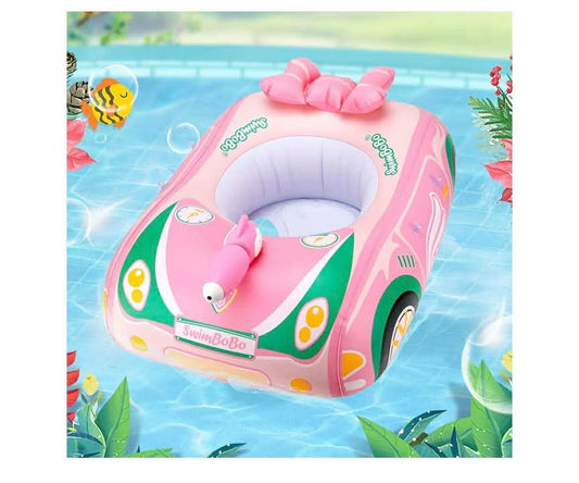 Toddler Pool Float Kids Inflatable Swim Seat Boat Pool with Water Gun