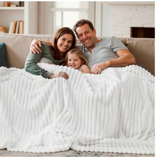 Joiedomi Soft Throw Blanket Fleece 50x60" 127x152cm