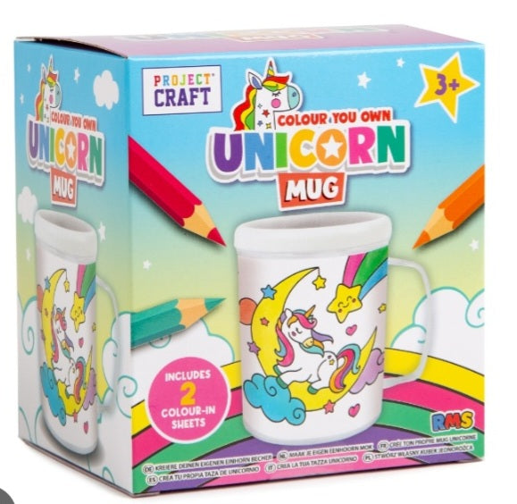 Colour Your Own Dinosaur/Unicorn Mug