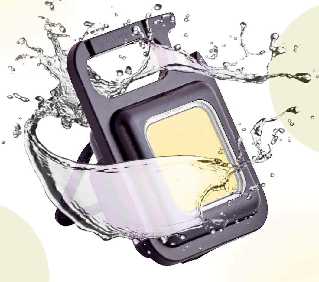 Rechargeable Keychain Light with Bottle Opener