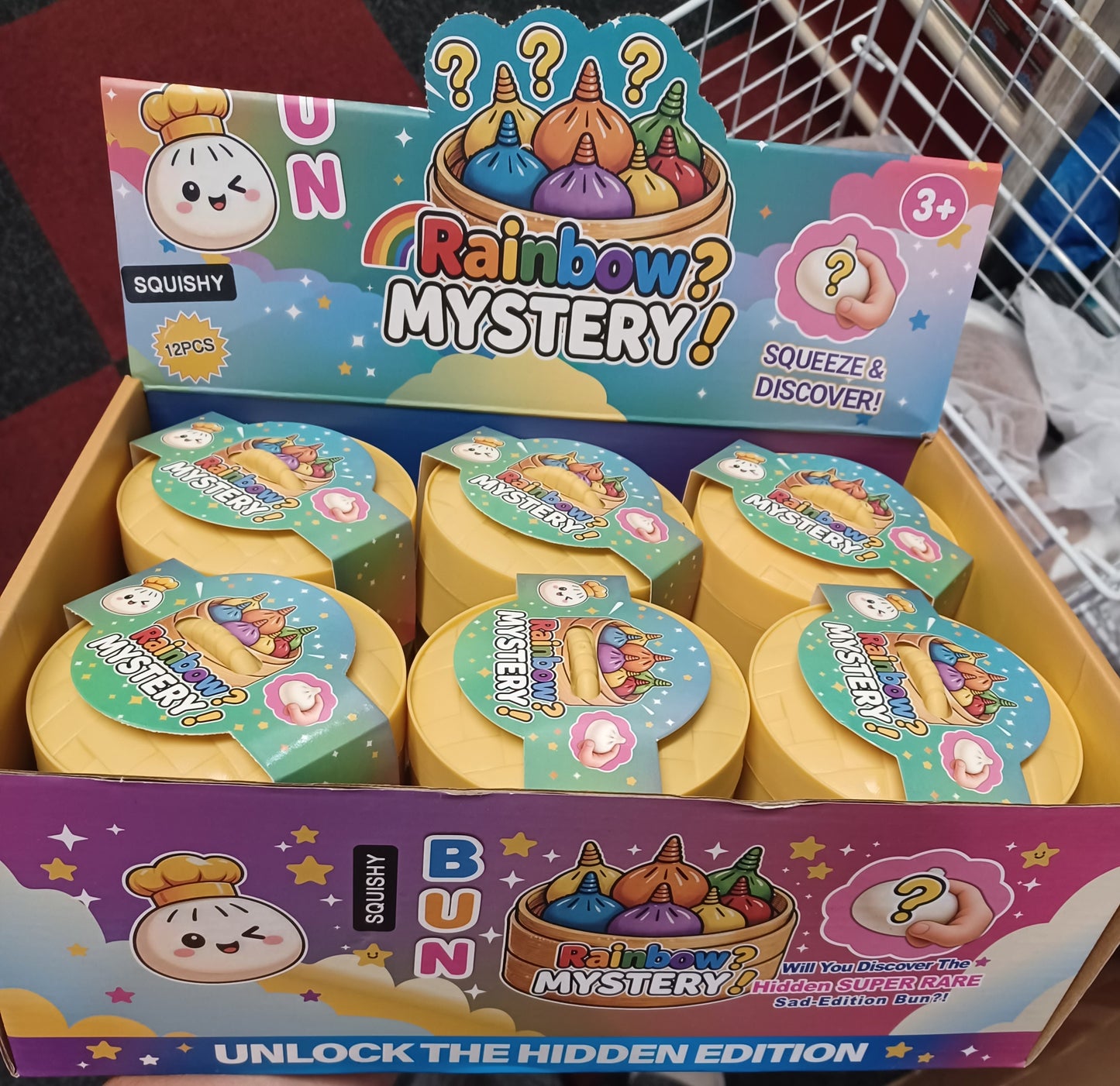 Rainbow Slow Rise Foam Mystery Dumplings 8.5cm