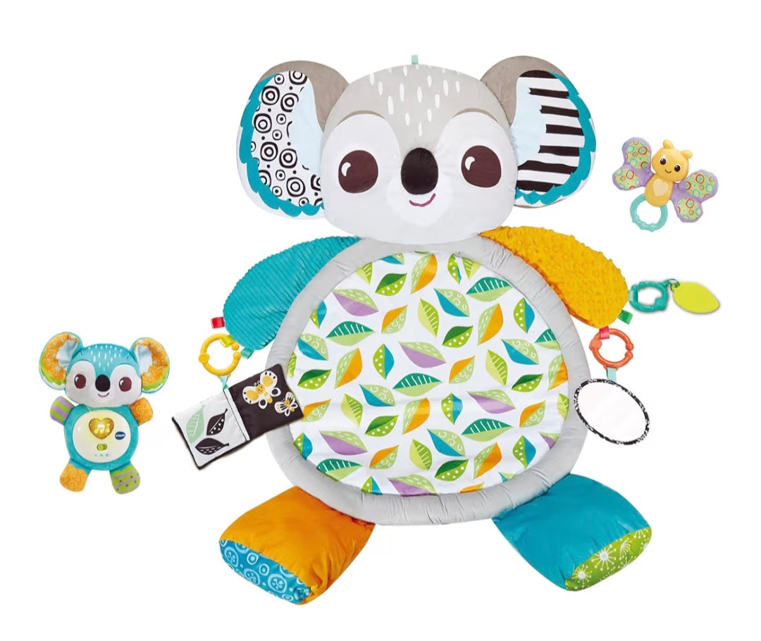 VTech Baby Koala Cuddles Play Mat, Soft Play Mat for Sensory Play, 5 Accessories including Teether and Rattle, Sound Effects and Fun Phrases, Toy for Babies 0, 3, 6, 12 Months Plus