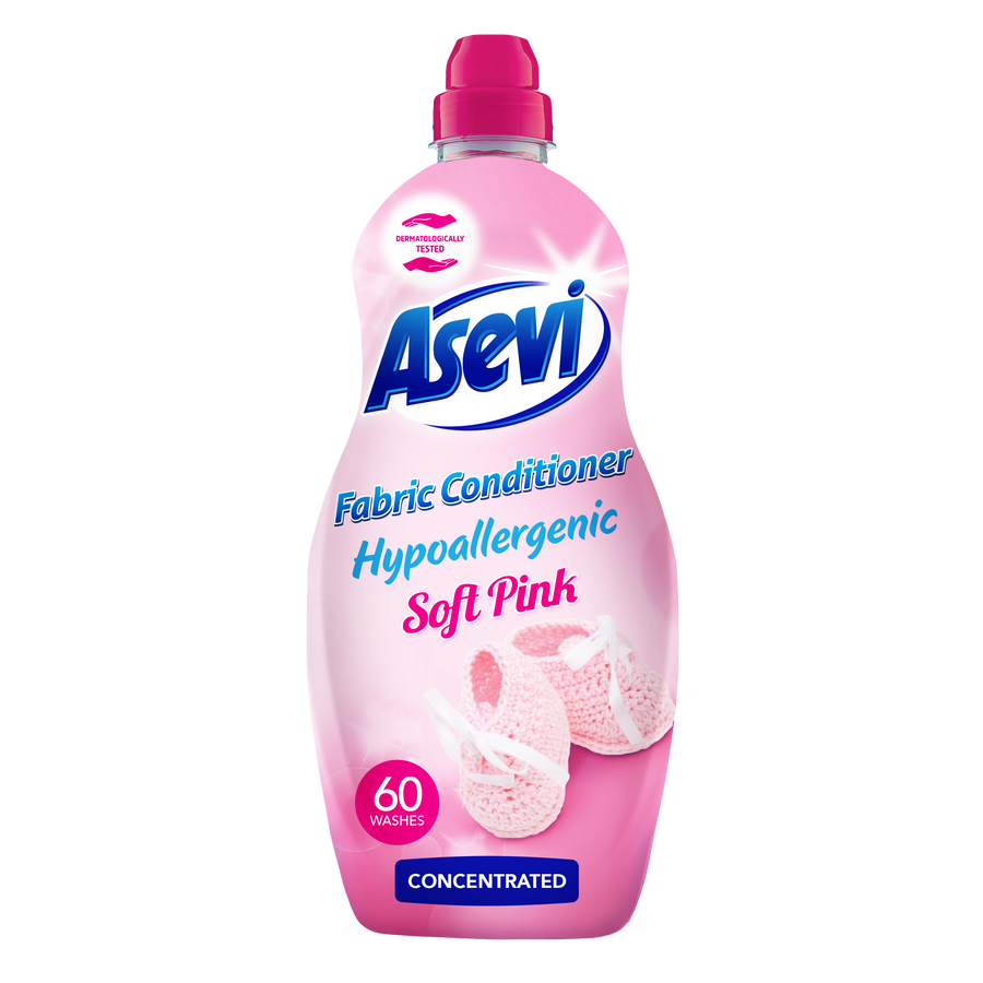 Asevi Talco / Soft Pink Fabric Softener Hypoallergenic 60 wash