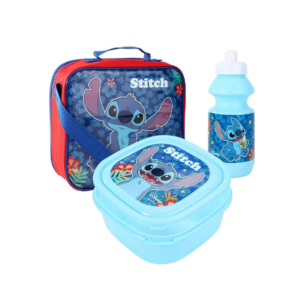 Stitch 3 Piece Lunchbox Set