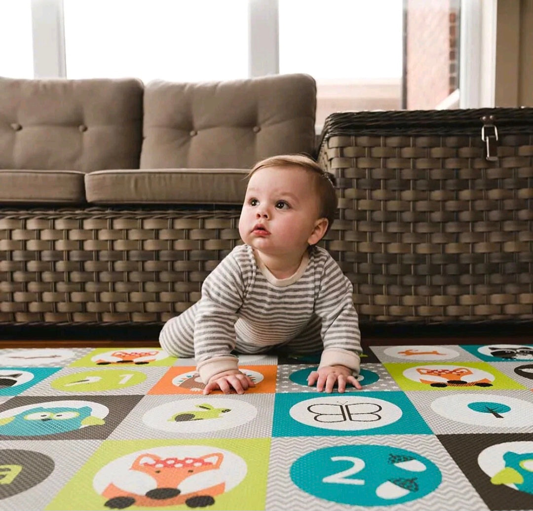 Children's BBluv Reversible Play Mat Hypoallergenic 2 designs