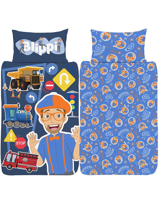Blippi Single Duvet Set (Reversible)