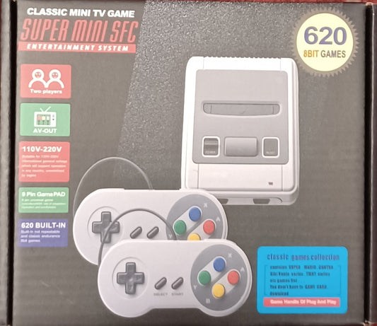 Mini Retro Nintendo With 620 Built In Games