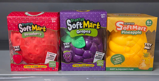 Soft Mart Jumbo Fruit Squishy 3 Designs