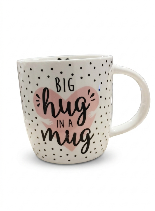 'Big Hug In A Mug' Ceramic Mug