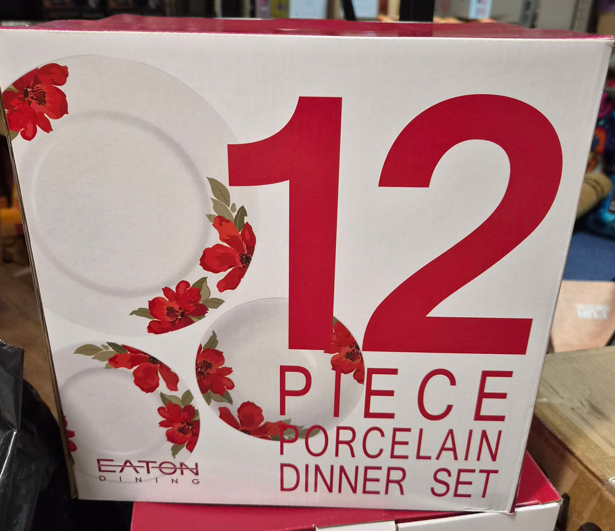 Porcelain 12 Piece Dinner Set