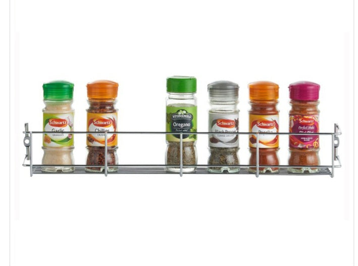 Neo 4 Tier Spice Rack For Kitchen Door Cupboard or Wall