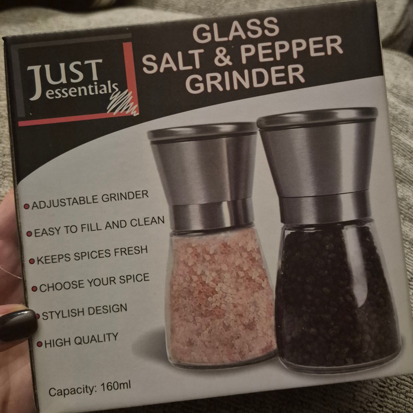 Glass Salt & Pepper Grinder