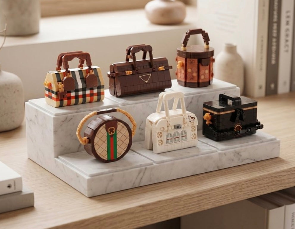Mini Brick Handbag Assortment of 6