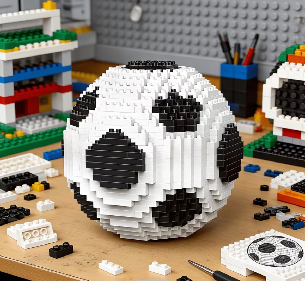 Football Mini Brick Building Kit