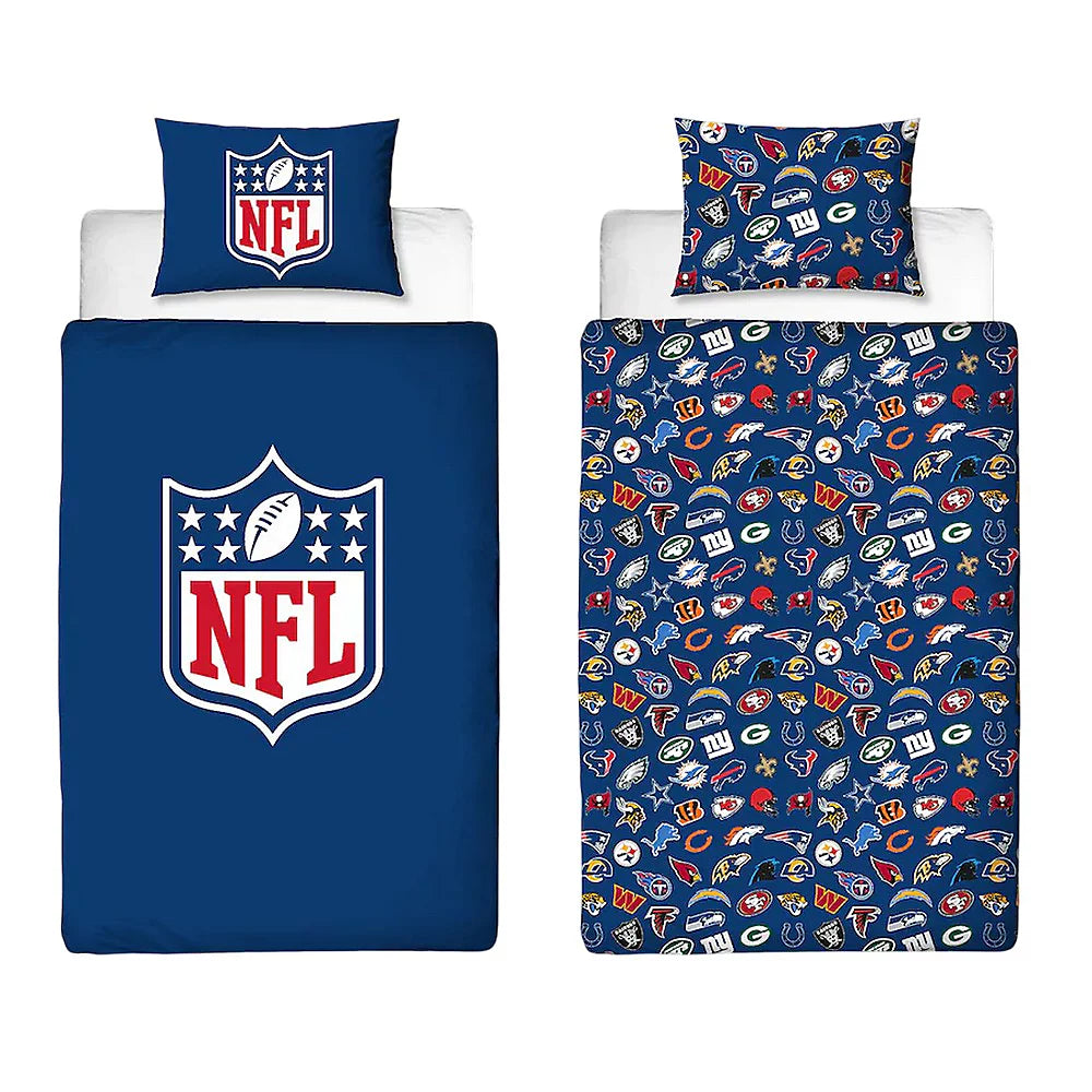 NFL Single Duvet Set (Reversible)