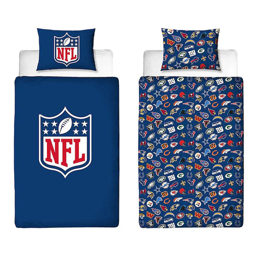 NFL Single Duvet Set (Reversible)