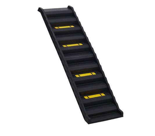 Folding Portable Dog Pet Stairs Ramp Black