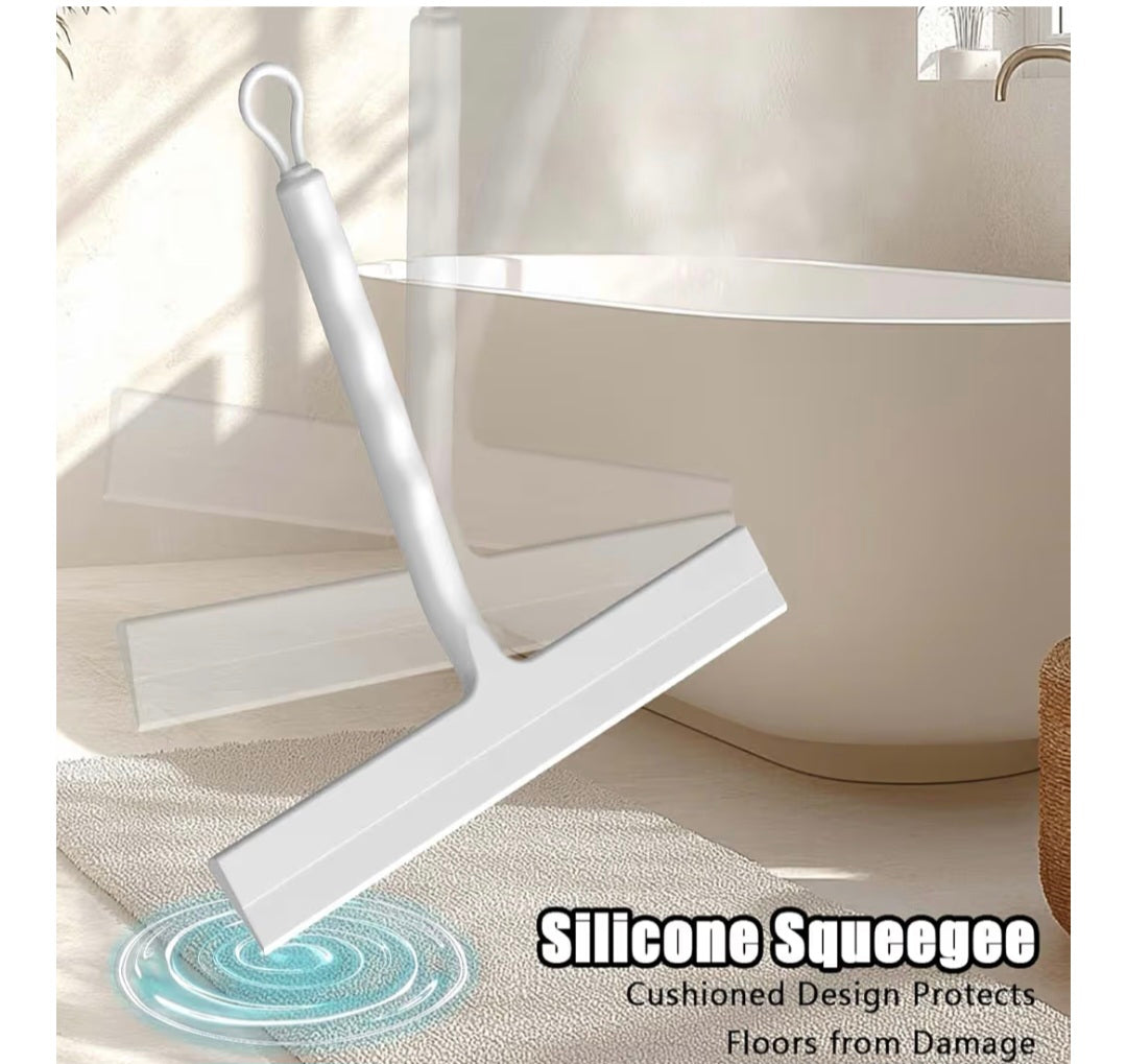 Window Squeegee Small screen wiper Cleaner Scraper Washer for Tile, Bathroom, Window, Car, Glass,8.6inch,White