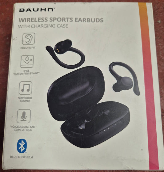 Bauhn Wireless Sports Earbuds with Charging Case