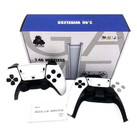 Wireless Retro Game Console Stick With Dual 2.4GHz Wireless Controllers