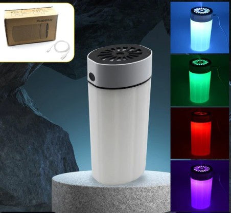 CY-169 Ultrasonic Portable Humidifier with 1000ml Tank & 24-Hour Runtime