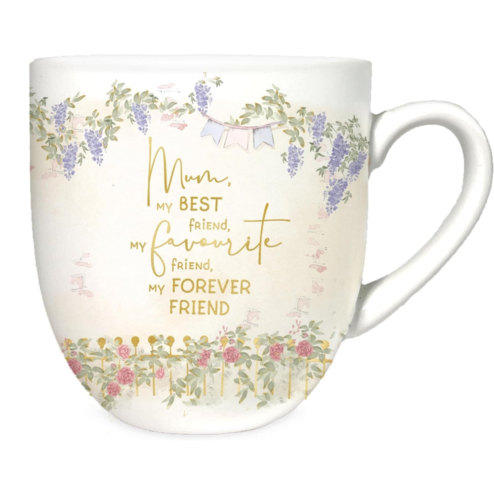 Me To You Tatty Teddy Luxury New Bone China Gift Mug - Presented in Foil-Inlaid Gift Box- Mum My Best Friend Forever
